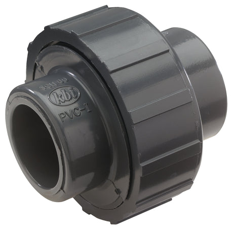 NDS U-2000-S Pipe Union, 2 in, Slip-Joint, Gray, SCH 80 Schedule, 150 psi Pressure