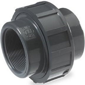 NDS U-2000-T Pipe Union, 2 in, FPT, Gray, SCH 80 Schedule, 150 psi Pressure