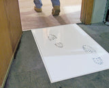 Surface Shields Step N Peel DG30W Reusable Tacky Clean Mat, 31-1/2 in L, 25-1/2 in W, 2 mil Thick, Acrylic/Polyethylene, Pack of 4