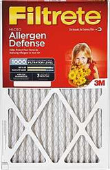Filtrete 9800-2PK-HDW Air Filter, 1 in Thick, 20 in L, 16 in W, 11 MERV, 1000 um MPR, Pack of 3