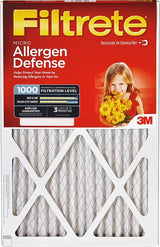 Filtrete 9800-2PK-HDW Air Filter, 1 in Thick, 20 in L, 16 in W, 11 MERV, 1000 um MPR, Pack of 3
