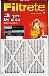 Filtrete 9802-2PK-HDW Air Filter, 1 in Thick, 20 in L, 20 in W, 11 MERV, 1000 um MPR, Pack of 3