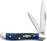 Case XX 02802 Folding Pocket Knife, 2.1 in Clip, 1.53 in Pen L Blade, Stainless Steel Blade, 2-Blade, Jigged Handle