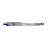 Irwin SPEEDBOR 87908 Spade Drill Bit, 1/2 in Dia, 4 in OAL, Short Length, Flat Flute, 1/4 in Dia Shank, Hex Shank