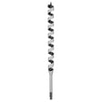 Irwin 3043014 Auger Drill Bit, 1-1/8 in Dia, 17 in OAL, Twist Flute, 1-Flute, 7/16 in Dia Shank