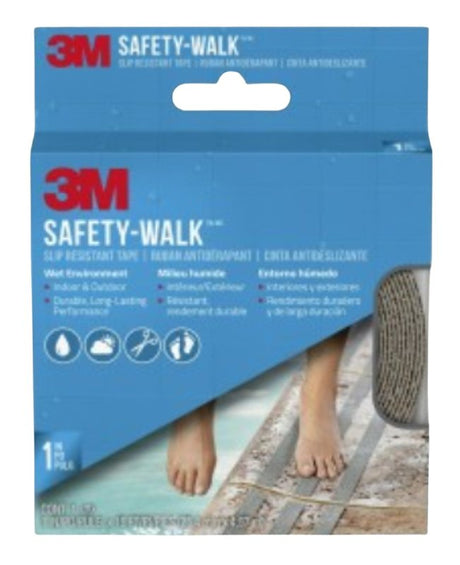 3M 7646 Tread, 180 in L, 1 in W, Gray, ADA Compliant