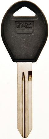 Hy-Ko 12005DA34 Automotive Key Blank, Brass/Plastic, Nickel, Black, For: Nissan Vehicle Locks, Pack of 5