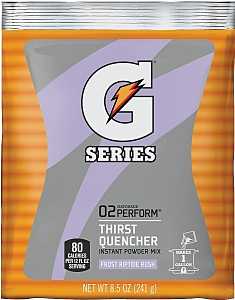Gatorade 33665 Thirst Quencher Instant Powder Sports Drink Mix, Powder, Riptide Rush Flavor, 8.5 oz Pack, Pack of 40