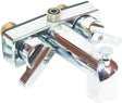 US Hardware P-670B Tub and Shower Diverter, 2-Faucet Handle, Center Mounting, Brass, Chrome