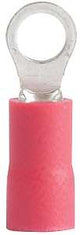 Gardner Bender 20-101 Ring Terminal, 600 V, 22 to 18 AWG Wire, #4 to 6 Stud, Vinyl Insulation, Red