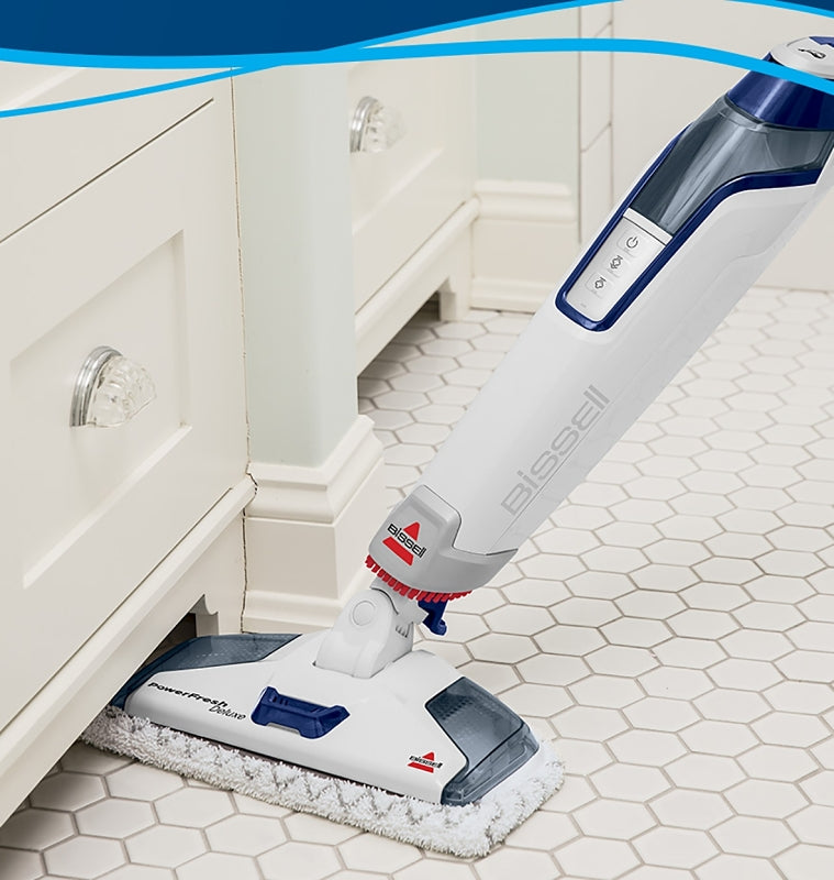 Bissell PowerFresh 1806 Steam Mop, 1500 W, 16 oz Tank, White