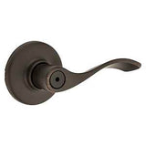 Kwikset 300BL 11P CP Privacy Lever, Thumbturn Lock, Venetian Bronze, Zinc, Residential, Reversible Hand, 3 Grade