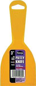 Homax 40-00030 Putty Knife, 3 in W Blade, Polystyrene Blade, Polystyrene Handle