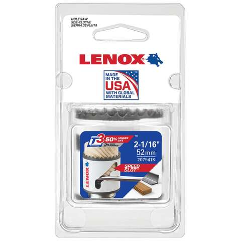 Lenox Speed Slot 2-1/16 in. Bi-Metal Hole Saw 1 pc