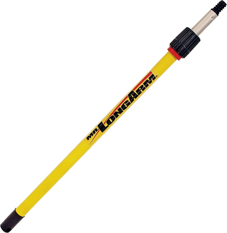 Mr. LongArm Pro-Pole Series 3204 Extension Pole, 1-1/16 in Dia, 2.2 to 3.9 ft L, Aluminum, Fiberglass Handle