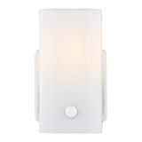 Boston Harbor V89WH01-4411H Wall Light Fixture, 75 W, 1-Lamp, A19 or CFL Lamp, Steel Fixture, White Fixture