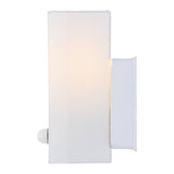 Boston Harbor V89WH01-4411H Wall Light Fixture, 75 W, 1-Lamp, A19 or CFL Lamp, Steel Fixture, White Fixture