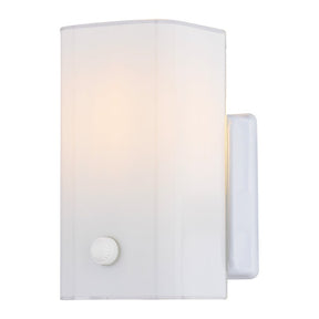 Boston Harbor V89WH01-4411H Wall Light Fixture, 75 W, 1-Lamp, A19 or CFL Lamp, Steel Fixture, White Fixture