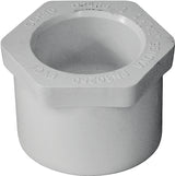 IPEX 435655 Reducing Bushing, 1-1/2 x 1 in, Spigot x Socket, White, SCH 40 Schedule, 150 psi Pressure