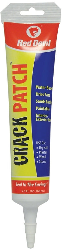 Red Devil 0805 Spackling, White, 5.5 fl-oz Tube