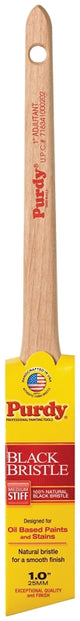 Purdy 144024010 Paint Brush, 1 in W, Angular Brush, 2-1/8 in L Bristle, China Bristle, Rat Tail Handle