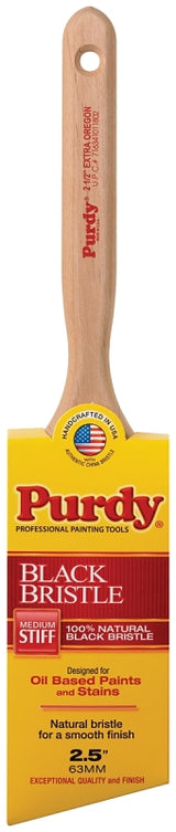 Purdy 144116025 Paint Brush, 2-1/2 in W, Angular Brush, 2-7/8 in L Bristle, China Bristle, Fluted Handle