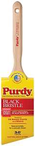 Purdy Black Bristle Extra Oregon 144116030 Angular Trim Brush, 3 in W, 3-1/8 in L Bristle, China Hair Bristle