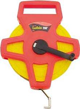 Crescent Lufkin FE200 Tape Measure, 200 ft L Blade, 1/2 in W Blade, Fiberglass Blade, Plastic Case, Orange Case