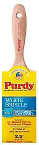 Purdy 380425 Trim Brush, Natural White, Hardwood Handle, 2-1/2 in W, Flat Brush, China Bristle, Beaver Tail Handle