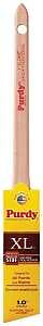 Purdy XL Dale 144080310 Paint Brush, 1 in W, Angular Trim Brush, Nylon/Polyester Bristle, Rattail Handle