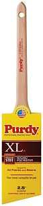 Purdy 144080325 Paint Brush, Angular Brush, 2-11/16 in L Bristle, Nylon/Polyester Bristle, Rat Tail Handle
