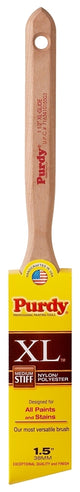 Purdy 152315 Trim Brush, Natural Hardwood Handle, 1-1/2 in W, Nylon/Polyester Bristle, Fluted Handle