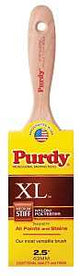 Purdy 144380325 Paint Brush, 2-1/2 in W, Flat Brush, 2-15/16 in L Bristle, Nylon/Polyester Bristle, Beaver Tail Handle