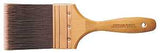 Purdy 400340 Wall Brush, Hardwood Handle, 4 in W, Nylon/Polyester Bristle, Beaver Tail Handle
