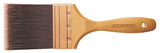 Purdy 400340 Wall Brush, Hardwood Handle, 4 in W, Nylon/Polyester Bristle, Beaver Tail Handle