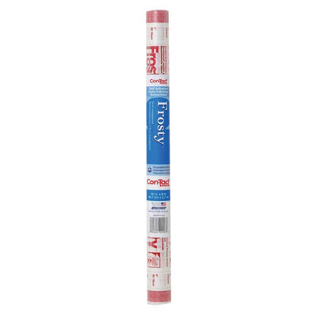 Con-Tact Diamond 9 ft. L X 18 in. W Clear Frosty Grid Privacy Film, Pack of 12