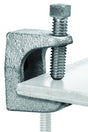 SuperStrut Z502-10 Beam Clamp, 2 in L, Iron, Silver, Electro-Plated, 10/PK