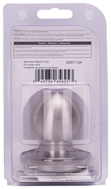 ProSource T3640V-PS Dummy Knob, T3 Design, 1-3/8 to 1-3/4 in Thick Door, Stainless Steel, 65.7 mm Rose/Base
