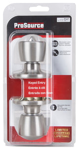 ProSource TS600V-PS Entry Knob, Stainless Steel, Brass, KW1 Keyway, 3 Grade, Pack of 3