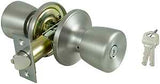ProSource TS600V-PS Entry Knob, Stainless Steel, Brass, KW1 Keyway, 3 Grade, Pack of 3