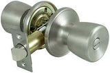 ProSource TS610V-PS Privacy Lockset, Tubular, Tulip Design, Stainless Steel