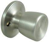 ProSource TS640V-PS Dummy Knob, Tulip Design, 1-3/8 to 1-3/4 in Thick Door, Stainless Steel, 65.7 mm Rose/Base