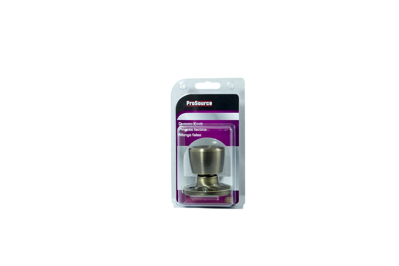 ProSource TS840V-PS Dummy Knob, Tulip Design, 1-3/8 to 1-3/4 in Thick Door, Brass, 65.7 mm Rose/Base
