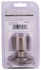 ProSource TS840V-PS Dummy Knob, Tulip Design, 1-3/8 to 1-3/4 in Thick Door, Brass, 65.7 mm Rose/Base