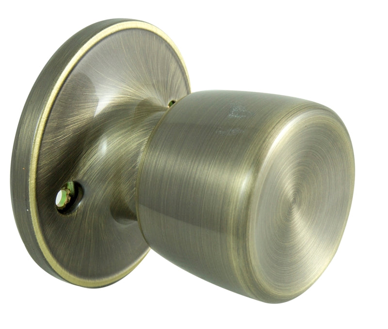 ProSource TS840V-PS Dummy Knob, Tulip Design, 1-3/8 to 1-3/4 in Thick Door, Brass, 65.7 mm Rose/Base