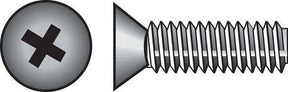HILLMAN No. 1/4-20 X 1/2 in. L Phillips Flat Head Zinc-Plated Steel Machine Screws 100 pk