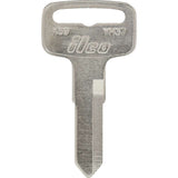 HILLMAN Traditional Key Motorcyle Universal Key Blank Double, Pack of 10