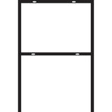 HILLMAN English Black Blank Sign Frame 24 in. H X 18 in. W