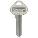 HILLMAN Traditional Key House/Office Key Blank 86 RU45 Single For Russwin Locks, Pack of 4