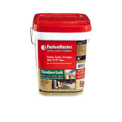 FastenMaster TimberLOK No. 10 X 6 in. L Hex Epoxy Coarse Wood Screws 250 pk